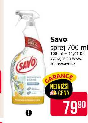 Savo sprej 700 ml 
