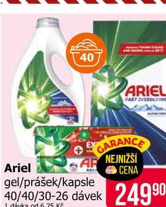 Ariel gel 40 dávek 