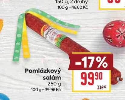 Pomlázkový salám 250 g 