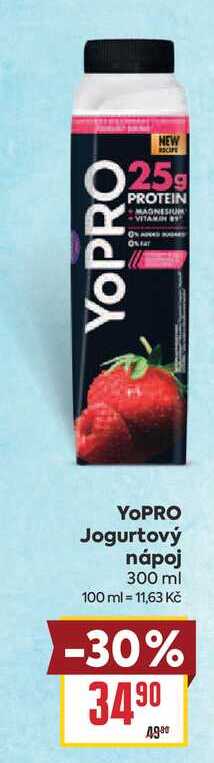 YOPRO Jogurtový nápoj 300 ml 