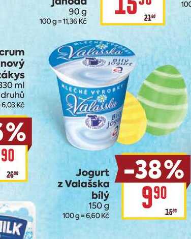 Jogurt z Valašska bílý 150g