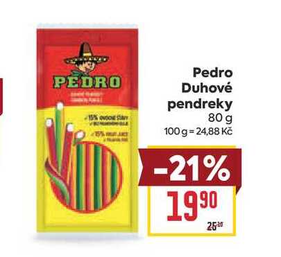 Pedro Duhové pendreky 80 g