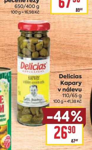 Delicias Kapary v nálevu 110/65 g 