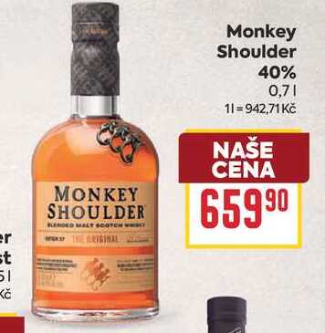 Monkey Shoulder 40% 0,7l