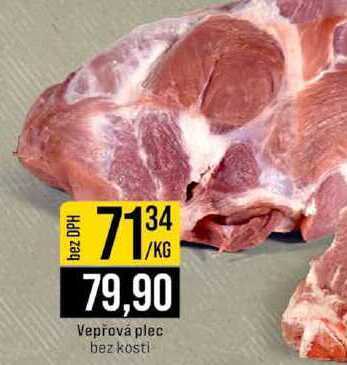 Vepřová plec bez kosti 1kg