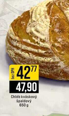 Chléb kváskový špaldový 650 g 