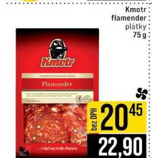 Kmotr flamender plátky 75g