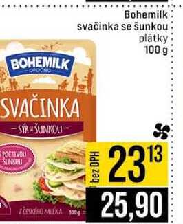 Bohemilk svačinka se šunkou plátky 100 g