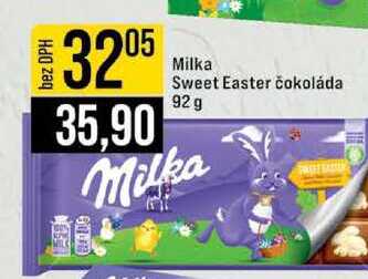 Milka Sweet Easter čokoláda 92 g