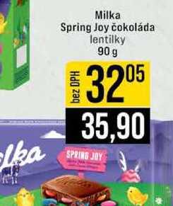 Milka Spring Joy čokoláda lentilky 90 g 