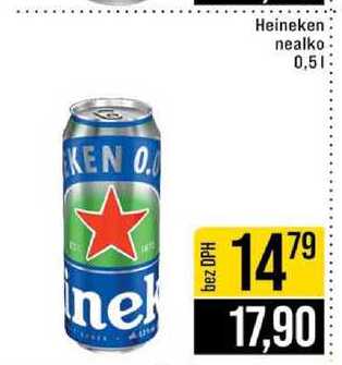 Heineken nealko 0,5l