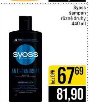 Syoss šampon různé druhy 440 ml 