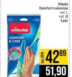 Vileda Comfort rukavice vel. L vel. M 1 pár