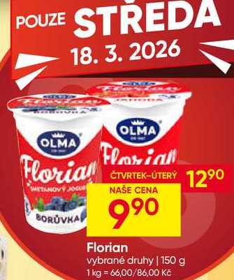 OLMA Florian vybrané druhy 150 g