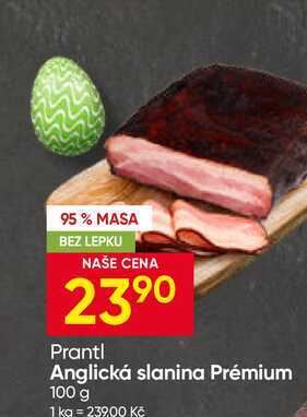 Prantl Anglická slanina Prémium 100 g