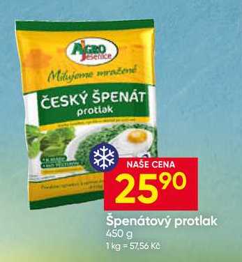 AGRO Špenátový protlak 450 g 