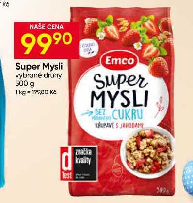 Emco Super Mysli vybrané druhy 500 g