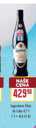 Legendario Elixir de Cuba 0,7l