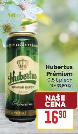 Hubertus Prémium 0,51, plech 