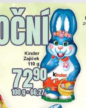 Kinder zajíček 110g