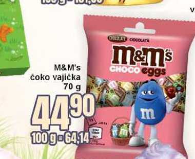 M&M's čoko vajíčka 70 g 