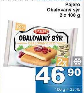 Pajero Obalovaný sýr 2 x 100 g 