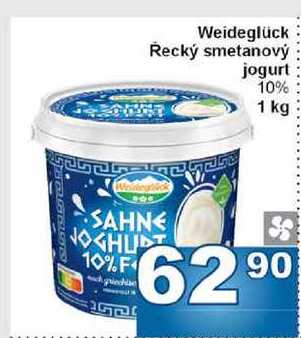 Weideglück Řecký smetanový jogurt 10% 1 kg