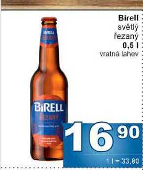 Birell světlý řezaný 0,5l