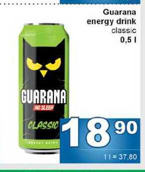Guarana energy drink classic 0,5l