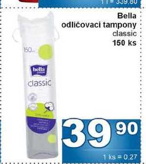Bella odličovací tampony classic 150 ks