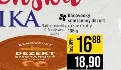 Bánovecký smetanový dezert 135 g