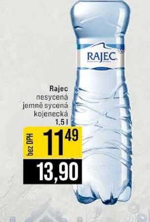 Rajec nesycená jemně sycenȧ kojenecká 1,5l