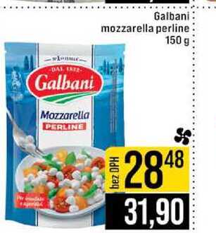 Galbani mozzarella perline 150 g 