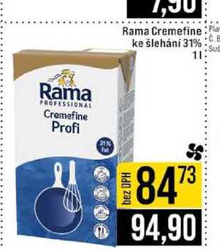 Rama Cremefine ke šlehání 31% 1l