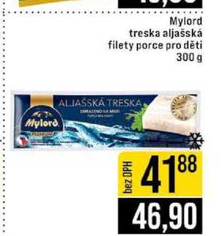 Mylord treska aljašská filety porce pro děti 300 g