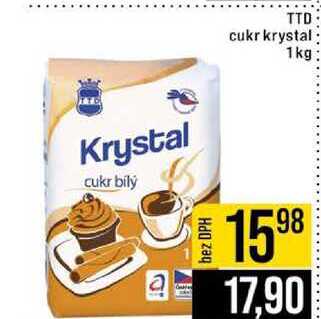TTD cukr krystal 1kg v akci
