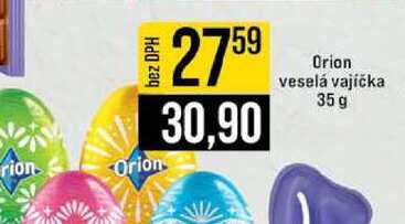 Orion veselá vajíčka 35 g 