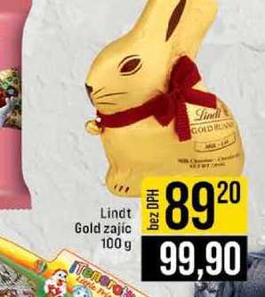 Lindt Gold zajíc 100 g 