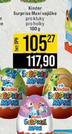 Kinder Surprise Maxi vajíčko pro kluky pro holky 100 g 