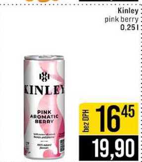 Kinley pink berry 0.25l