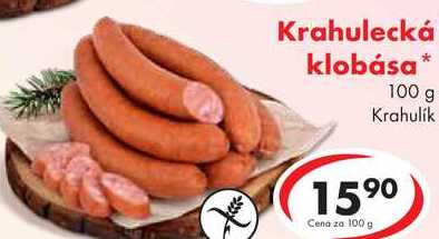 Krahulecká klobása, 100 g 