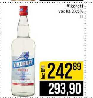 Vikoroff vodka 37,5% 1l