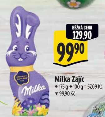 Milka Zajíc, 175 g 