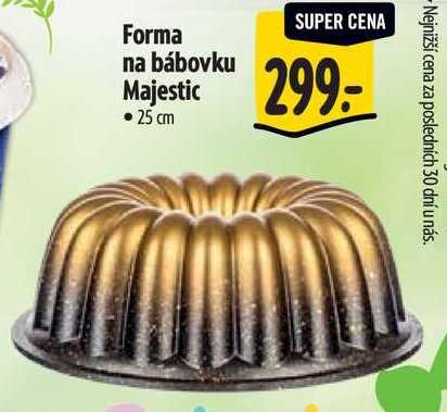 Forma na bábovku Majestic