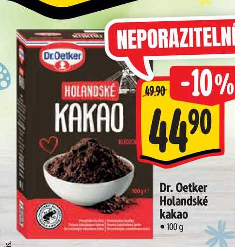   Dr. Oetker Holandské kakao 100 g 