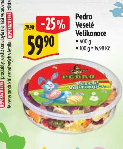  Pedro Veselé Velikonoce  400 g  