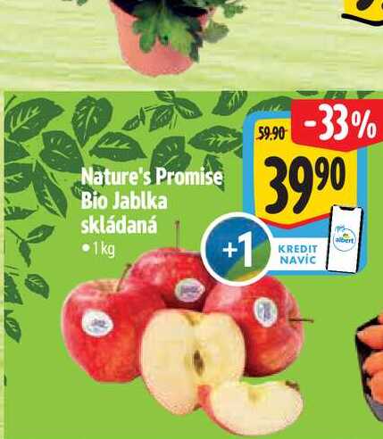 Nature's Promise Bio Jablka skládaná  1 kg