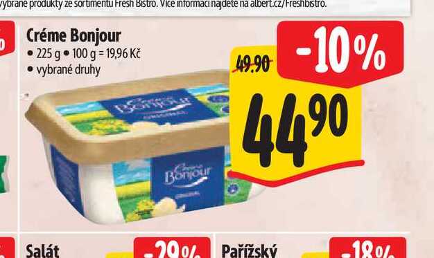   Créme Bonjour 225 g 