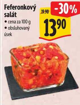 Feferonkový salát, cena za 100 g