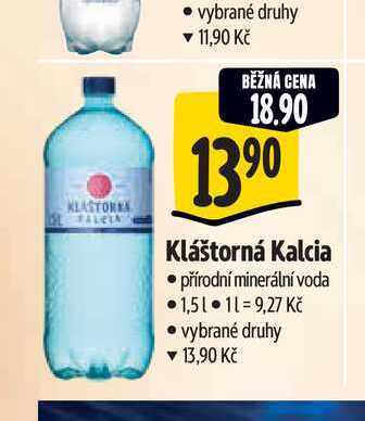   Kláštorná Kalcia  1,5 l